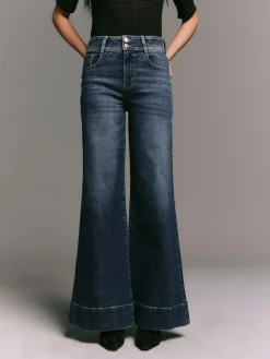 Next High Rise Stretch Wide Leg Jeans^Women Jeans|Jeans