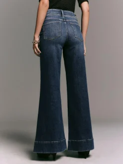 Next High Rise Stretch Wide Leg Jeans^Women Jeans|Jeans