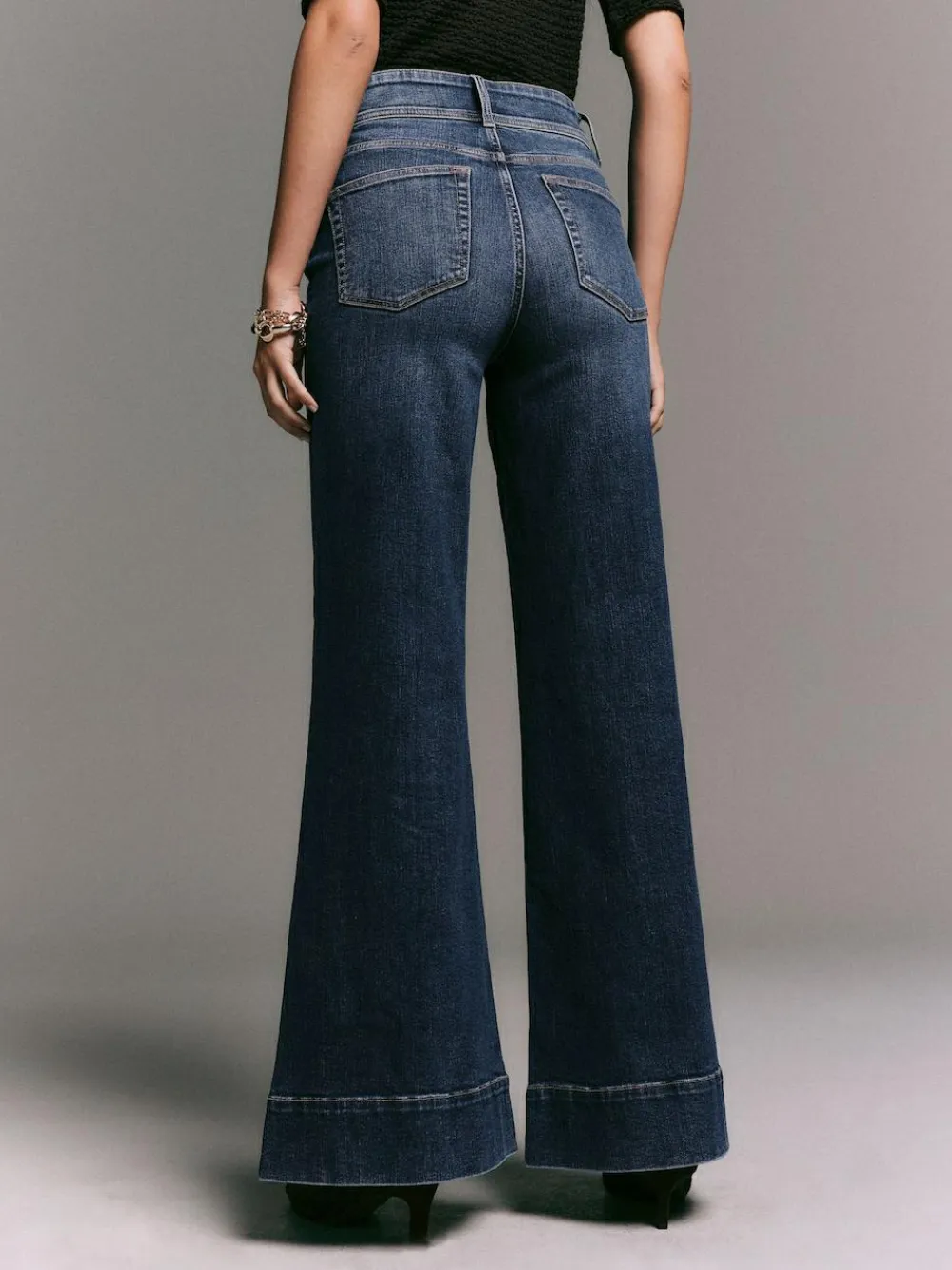 Next High Rise Stretch Wide Leg Jeans^Women Jeans|Jeans