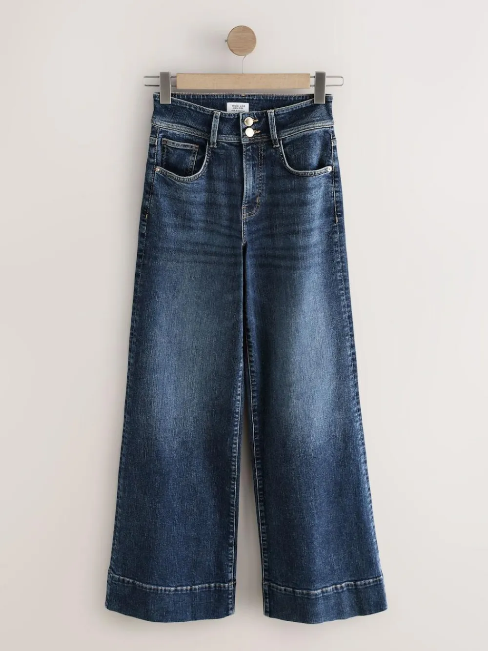 Next High Rise Stretch Wide Leg Jeans^Women Jeans|Jeans