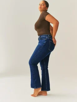 Next Dark Blue Hourglass Stretch Bootcut Denim Jeans^Women Jeans|Jeans