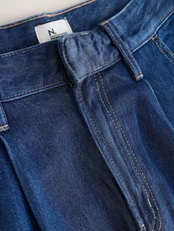 Clearance Next N.Premium High Rise Culotte Jeans Dark Blue