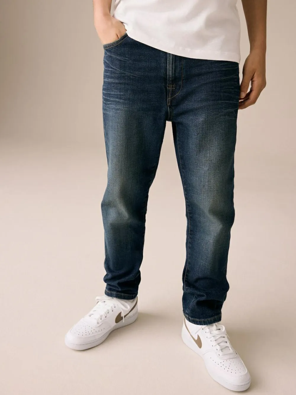 Next Regular Fit Authentic Denim Jeans (3-16yrs)^BOY Jeans|Jeans