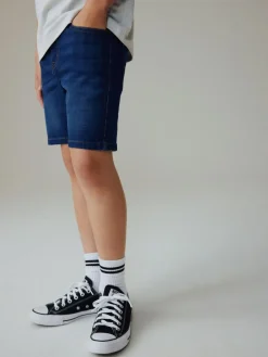 Clearance Next Single Denim Shorts (3-16yrs) Dark Blue