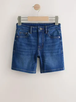 Clearance Next Single Denim Shorts (3-16yrs) Dark Blue