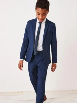 Next Dark Blue Skinny Fit Suit Jacket (12mths-16yrs)^BOY Suits & Vest