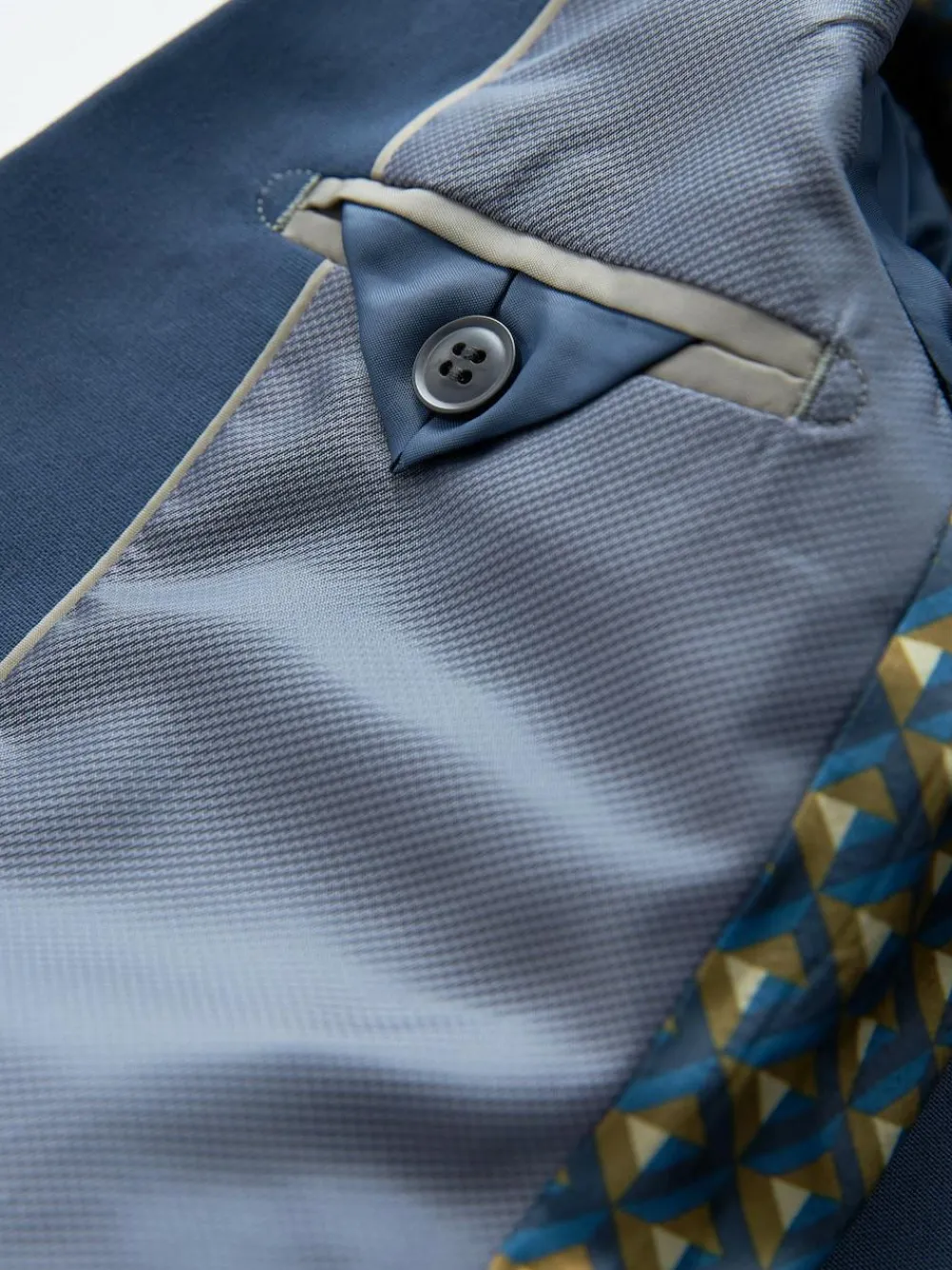 Next Dark Blue Skinny Fit Suit Jacket (12mths-16yrs)^BOY Suits & Vest