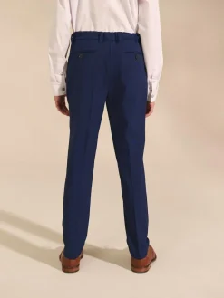 Next Dark Blue Skinny Fit Suit Trousers (12mths-16yrs)^BOY Joggers|Suits & Vest