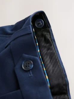 Outlet Next Dark Blue Tailored Fit Suit Trousers (12mths-16yrs)