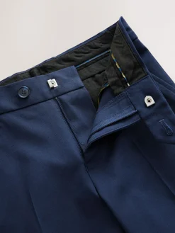 Outlet Next Dark Blue Tailored Fit Suit Trousers (12mths-16yrs)