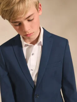 Next Dark Blue Tailored Fit Suit Jacket (12mths-16yrs)^BOY Suits & Vest|Occasionwear