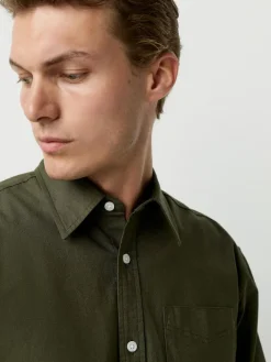 Next Dark Green Regular Fit Long Sleeve Oxford Shirt^ Shirts