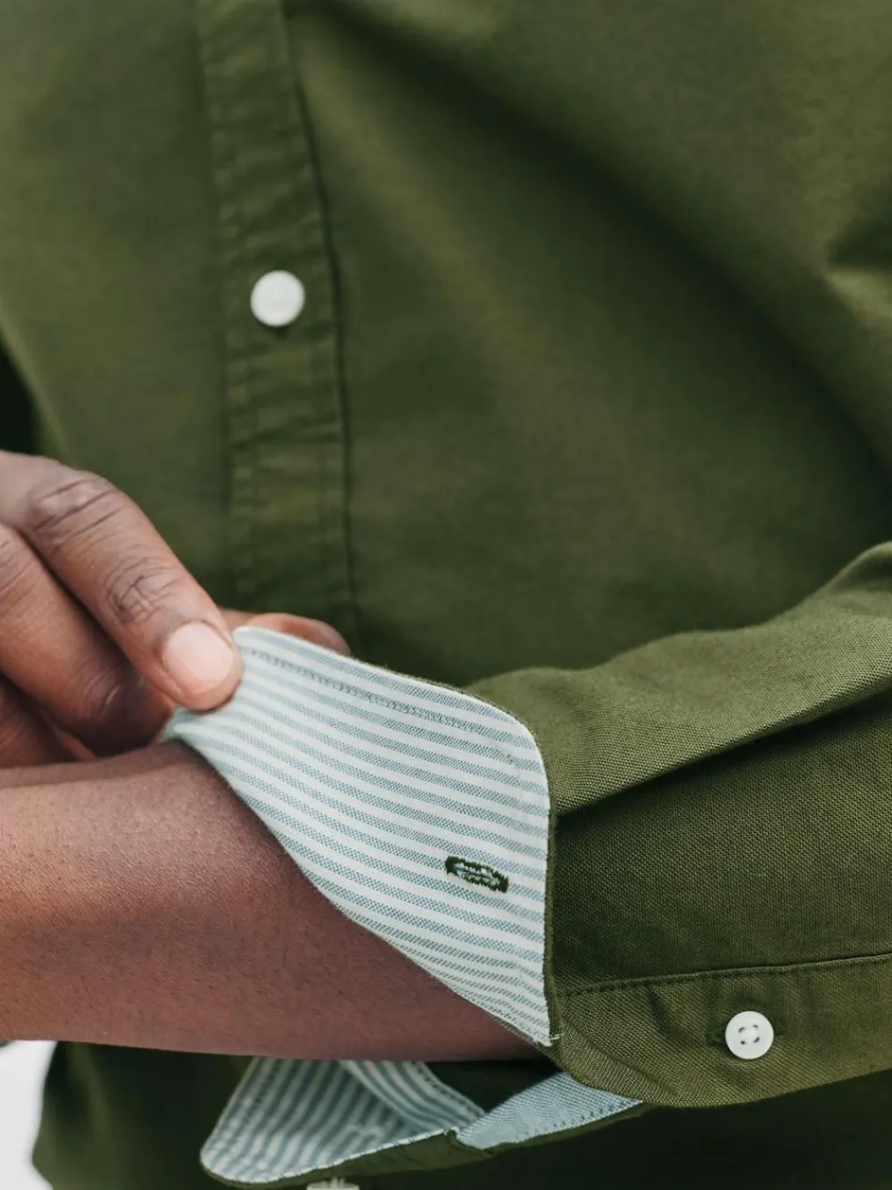 Next Dark Green Slim Fit Long Sleeve Oxford Shirt^ Shirts|Occasionwear