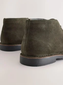 Next Dark Green Suede Desert Boots^ Boots|Boots