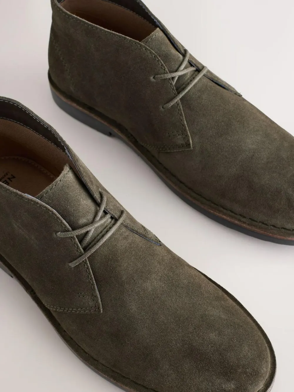 Next Dark Green Suede Desert Boots^ Boots|Boots