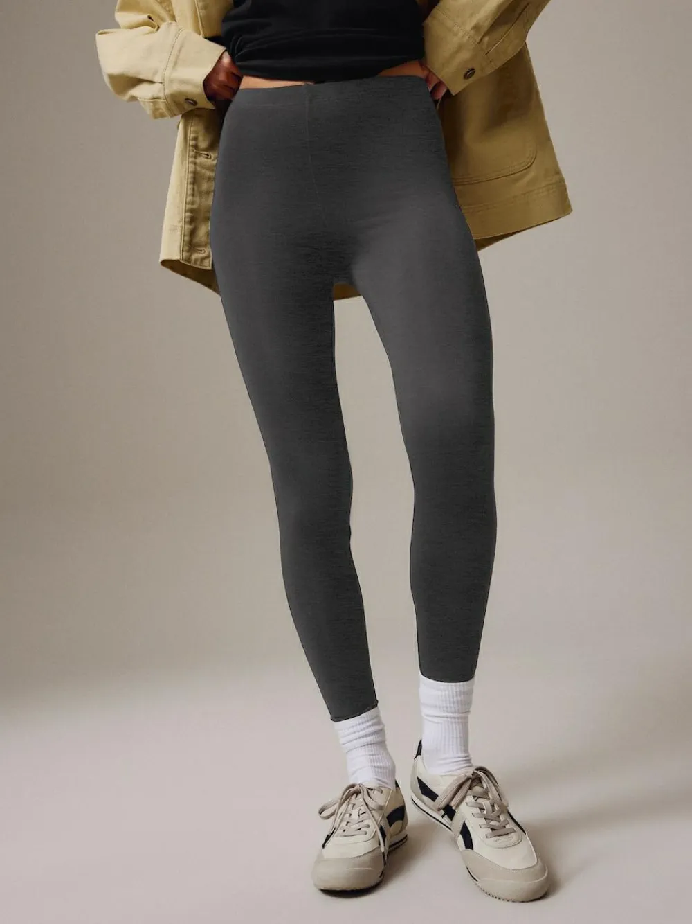 Next Dark Grey Full Length Leggings^Women Leggings & Sweatpants