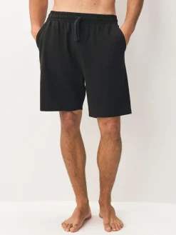 Hot Next Loopback Soft Touch 2 Pack Jogger Shorts Dark Grey/Black