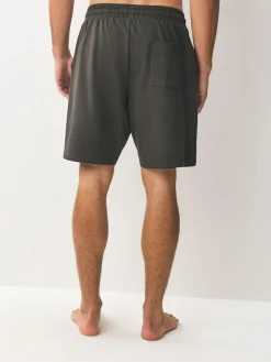 Hot Next Loopback Soft Touch 2 Pack Jogger Shorts Dark Grey/Black