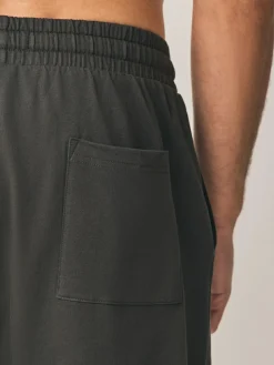 Hot Next Loopback Soft Touch 2 Pack Jogger Shorts Dark Grey/Black