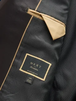 Next Regular Fit Velvet Blazer^ Blue Suits|Black Suits