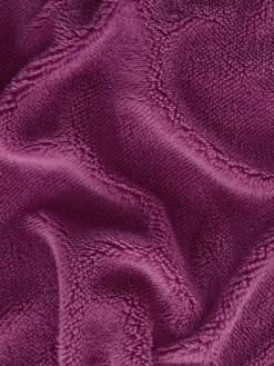 Next Dark Pink Teddy Fleece Duvet Cover and Pillowcase Set^ Bedsets & Duvet Covers