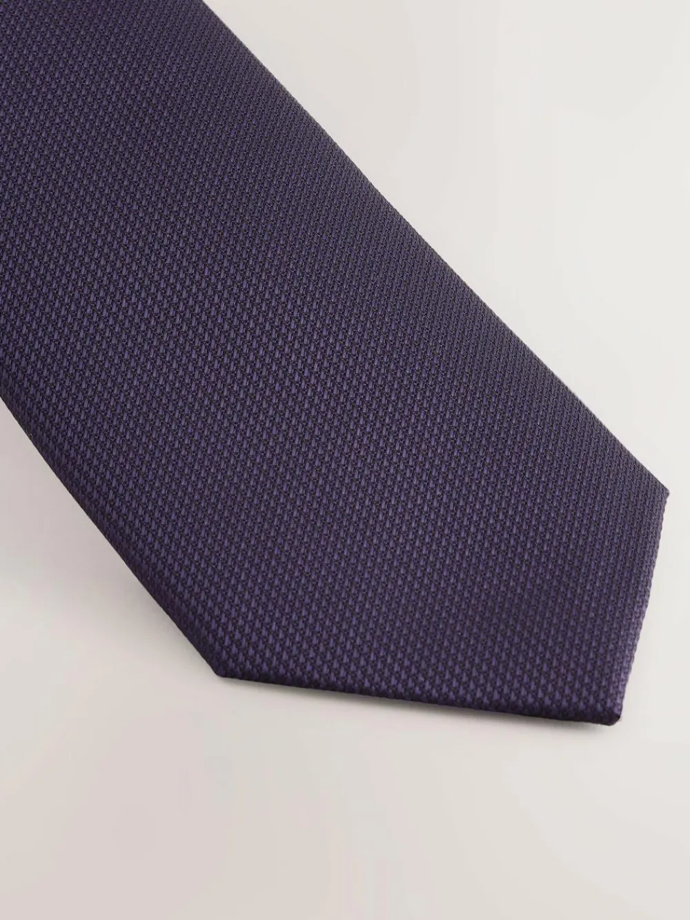 Next Dark Purple Slim Textured Tie^ Ties & Pocket Squares