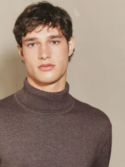 Next EDIT Knitted Long Sleeve Roll Neck Polo Shirt^ Knitwear|Knitwear