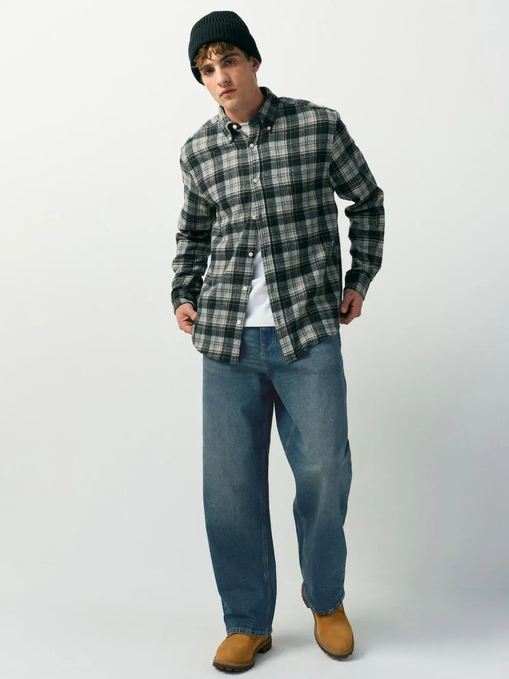 Next Dark Tint Baggy Fit Vintage Wash Denim Jeans^ Jeans|Jeans