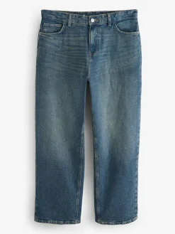 Next Dark Tint Baggy Fit Vintage Wash Denim Jeans^ Jeans|Jeans