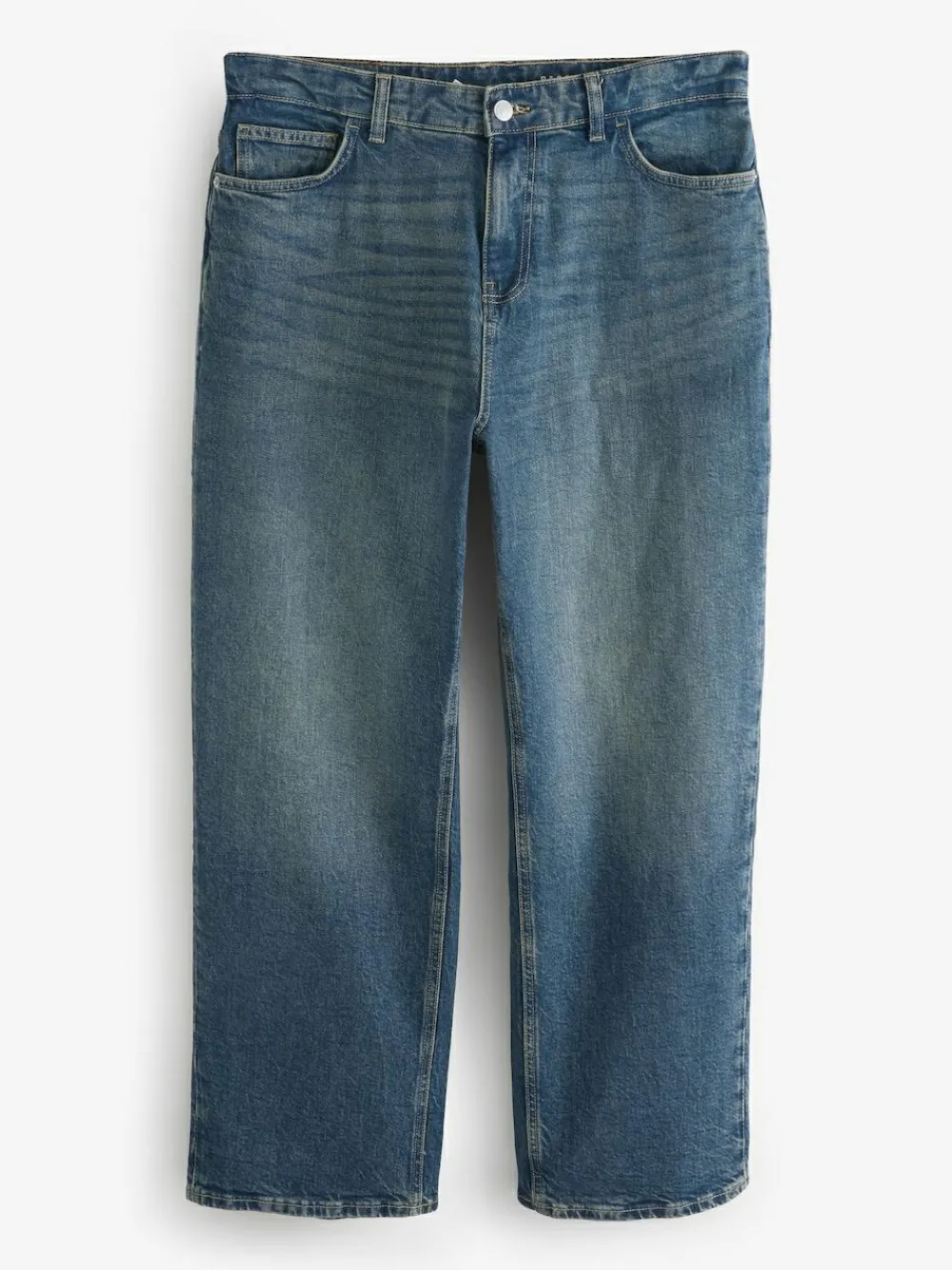 Next Dark Tint Baggy Fit Vintage Wash Denim Jeans^ Jeans|Jeans