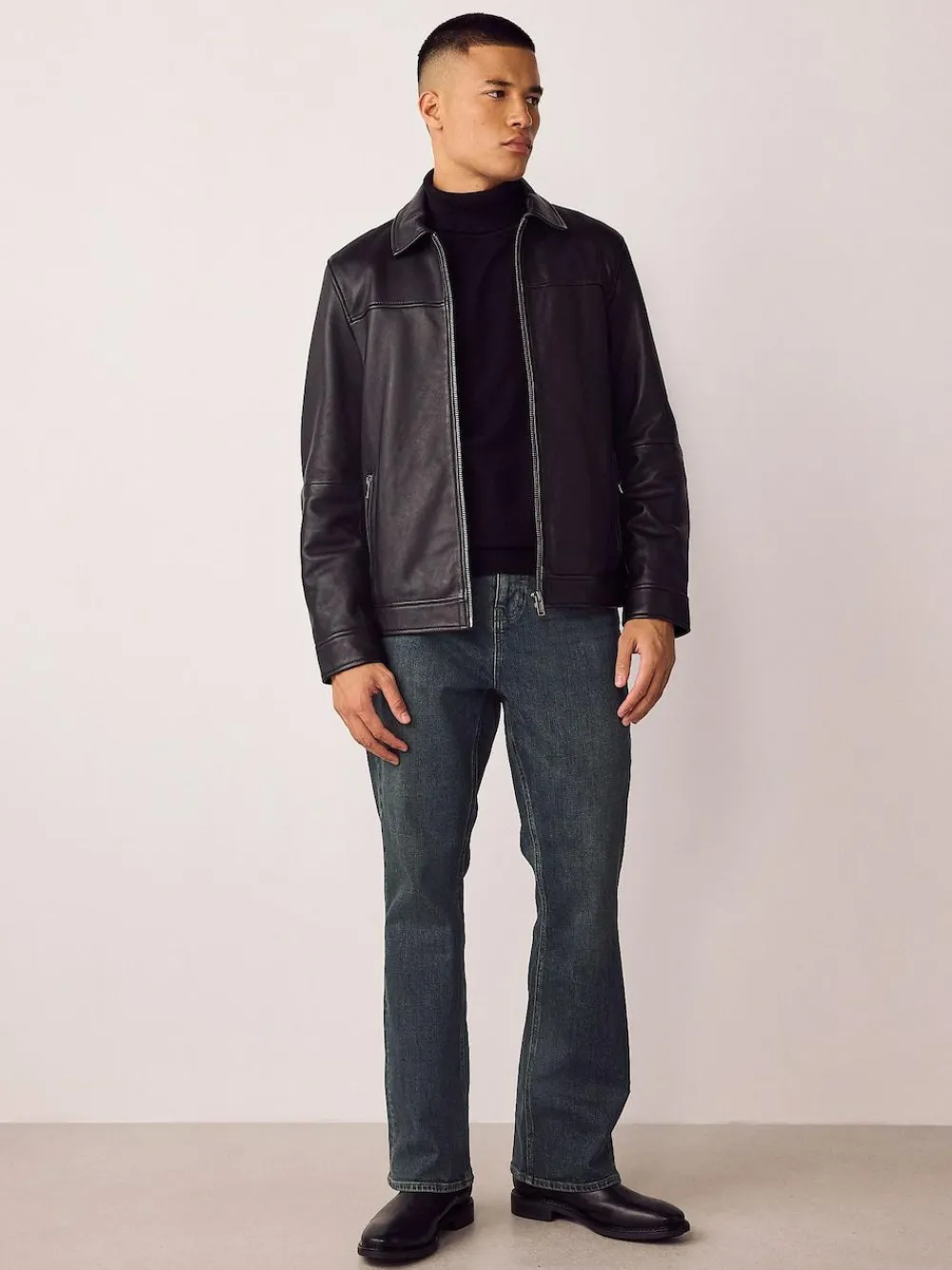 Discount Next Bootcut Vintage Wash Denim Jeans Dark Tint