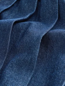 Clearance Next Denim Pleated Skirt (3-16yrs) Dark Wash