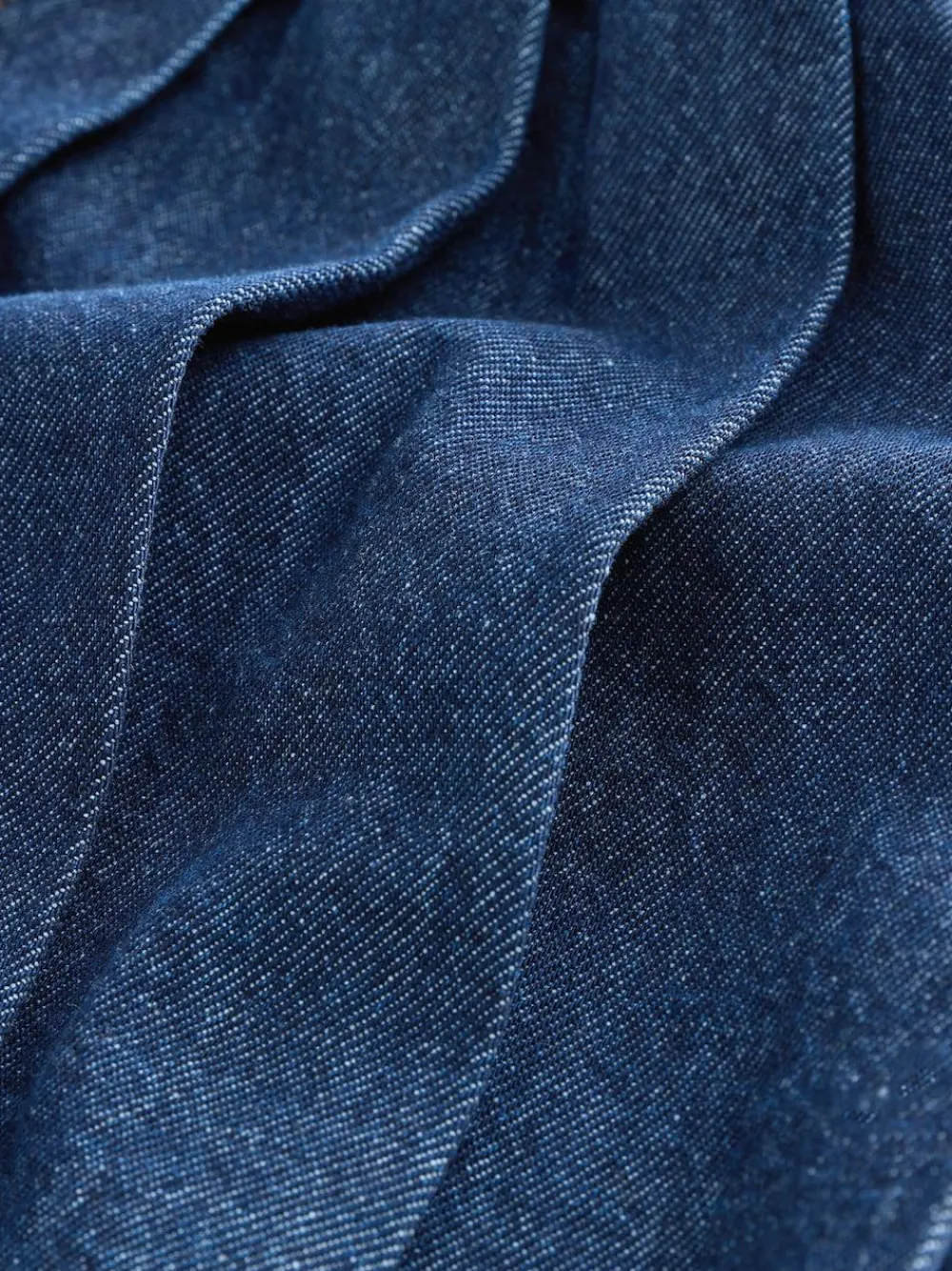 Clearance Next Denim Pleated Skirt (3-16yrs) Dark Wash