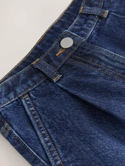 Next Relaxed Denim Pleated Shorts (3-16yrs)^ Shorts & Skirts