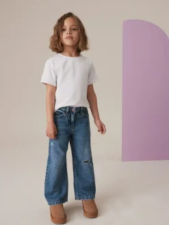 Outlet Next Wide Leg Jeans (3-16yrs) Dark Wash