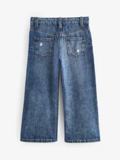 Outlet Next Wide Leg Jeans (3-16yrs) Dark Wash