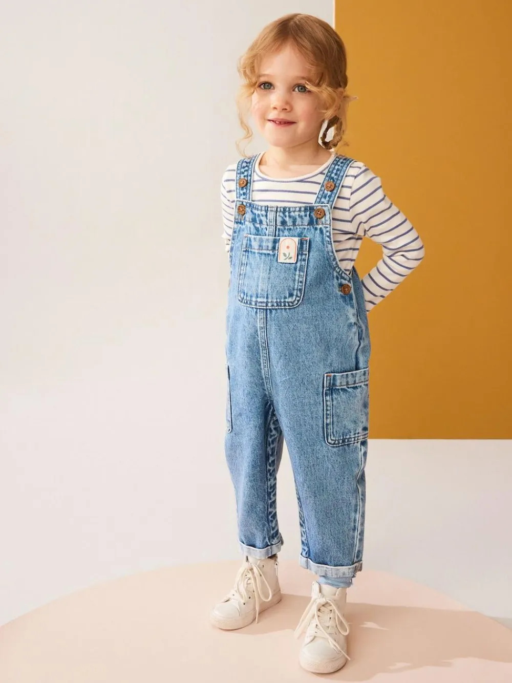 Next Denim 100% Cotton Dungarees (3mths-7yrs)^ Newborn Clothing|Baby Girls