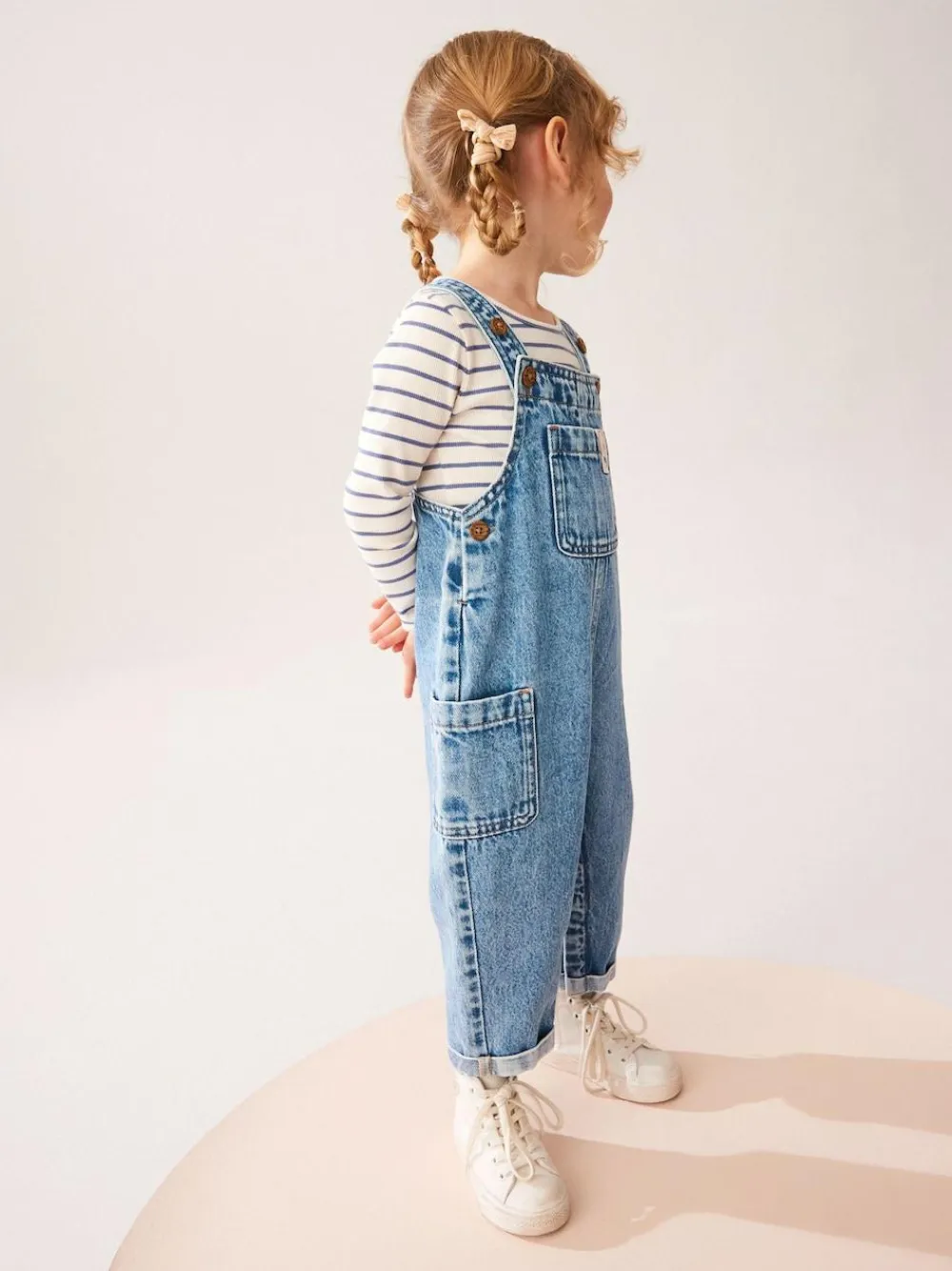 Next Denim 100% Cotton Dungarees (3mths-7yrs)^ Newborn Clothing|Baby Girls