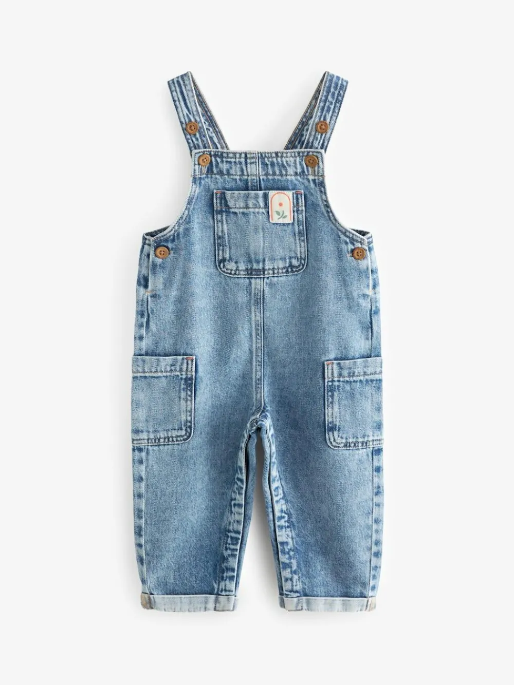 Next Denim 100% Cotton Dungarees (3mths-7yrs)^ Newborn Clothing|Baby Girls