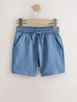 Next Denim Blue Jersey Shorts (3mths-7yrs)^BOY Shorts|Shorts