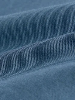 Next Denim Blue Regular Fit Button Down Easy Iron Oxford Shirt^ Shirts|Occasionwear