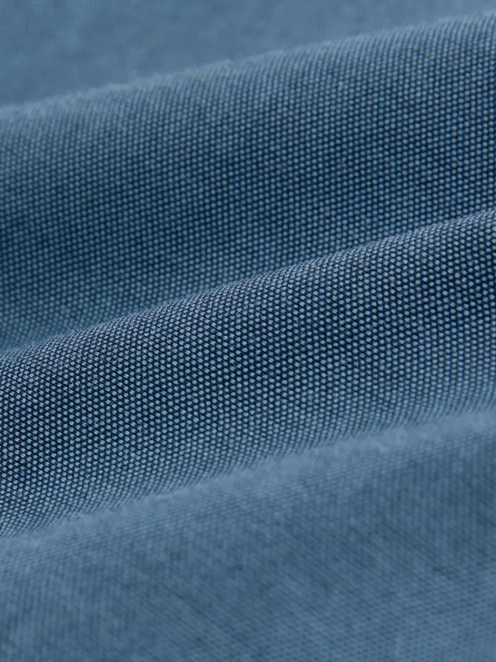 Next Denim Blue Regular Fit Button Down Easy Iron Oxford Shirt^ Shirts|Occasionwear