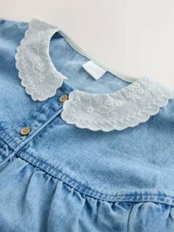 Next Denim Character Shirt Dress And Leggings Set (3mths-8yrs)^ Dresses|Dresses