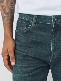 Next Denim Dark Blue Regular Tapered Fit Motionflex Jeans^ Jeans|Jeans