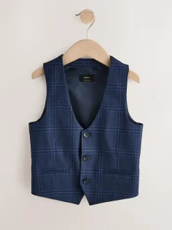Sale Next Denim Dark Blue Stand Alone Waistcoat (12mths-16yrs)