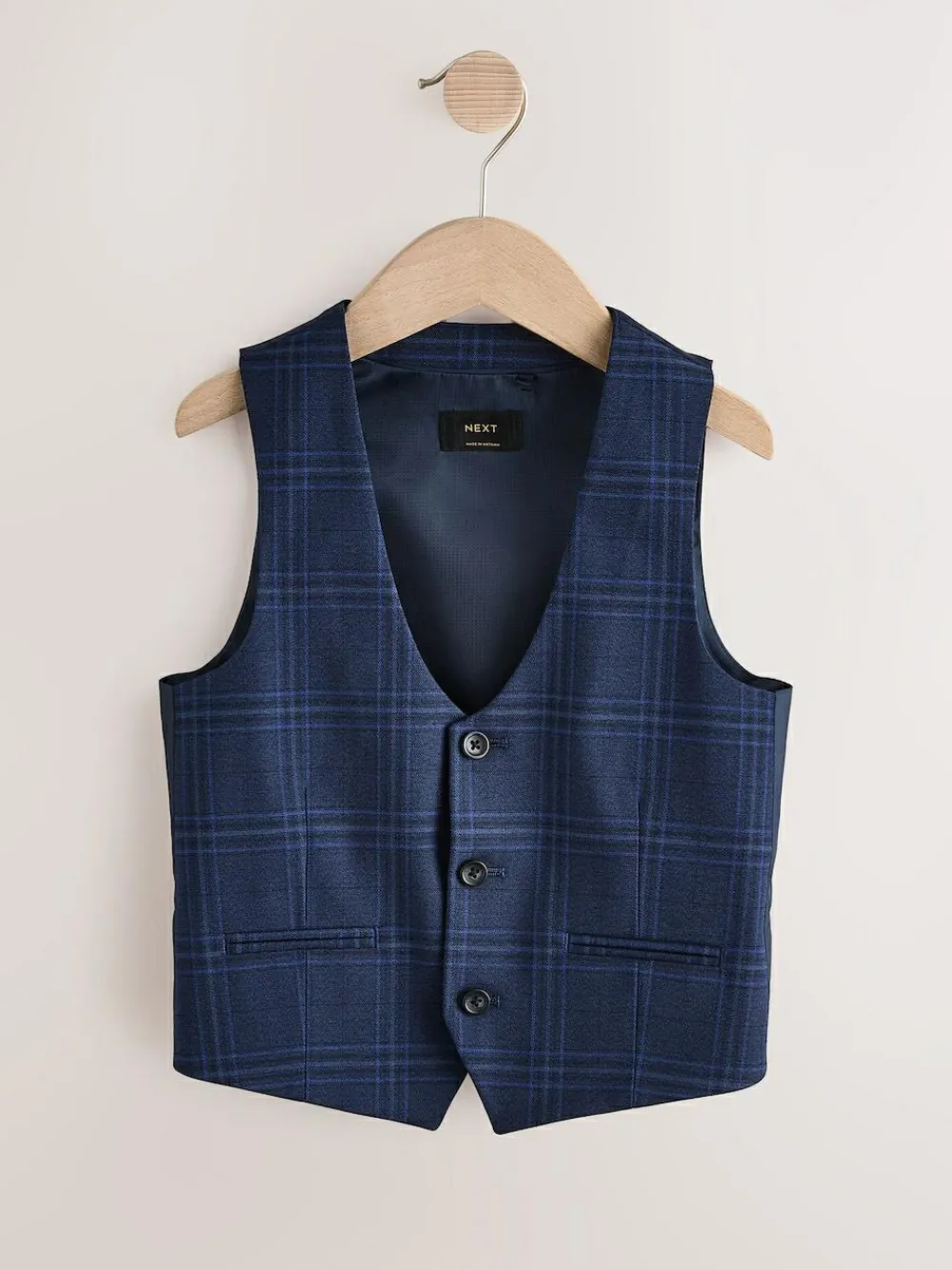 Sale Next Denim Dark Blue Stand Alone Waistcoat (12mths-16yrs)
