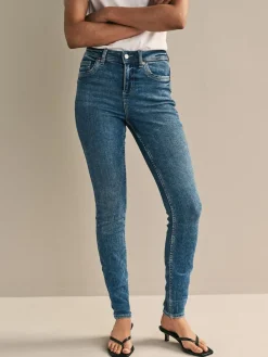 Clearance Next Denim Dark Blue Supersoft Skinny Jeans