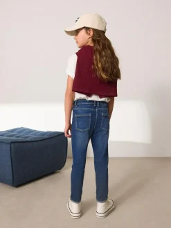 Hot Next Regular Fit Skinny Jeans (3-16yrs) Denim Dark Wash