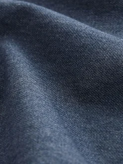 Clearance Next Denim Marl Regular Fit Short Sleeve Pique Polo Shirt