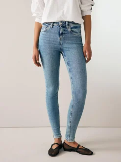 Outlet Next Denim Mid Blue Supersoft Skinny Jeans